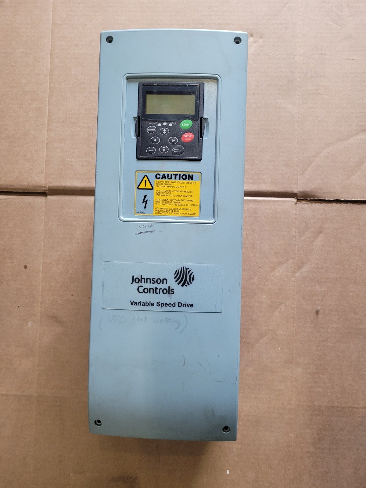 Eaton-Johnson-Control-SVX9000-SVX002A1-5A4N1-Variable-Frequency-2HP-600V-166983707248 Eaton Johnson Control SVX9000 SVX002A1-5A4N1 Variable Frequency 2HP 600V - Image 1