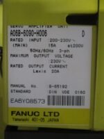 FANUC A06B-6090-H006 Servo Amplifier Unit 200-230VAC Ser D 20Amps *Tested* - Image 7