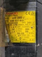 FANUC motor A06B-0227-B101, a8/3000i, 182V, 3000rpm. A860-2005-T301 Pulsecoder. - Image 3