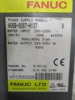 Fanuc A06B-6087-H137 Power Supply Module 43kW 200VAC 283-325VDC Ser B *Tested* - Image 6