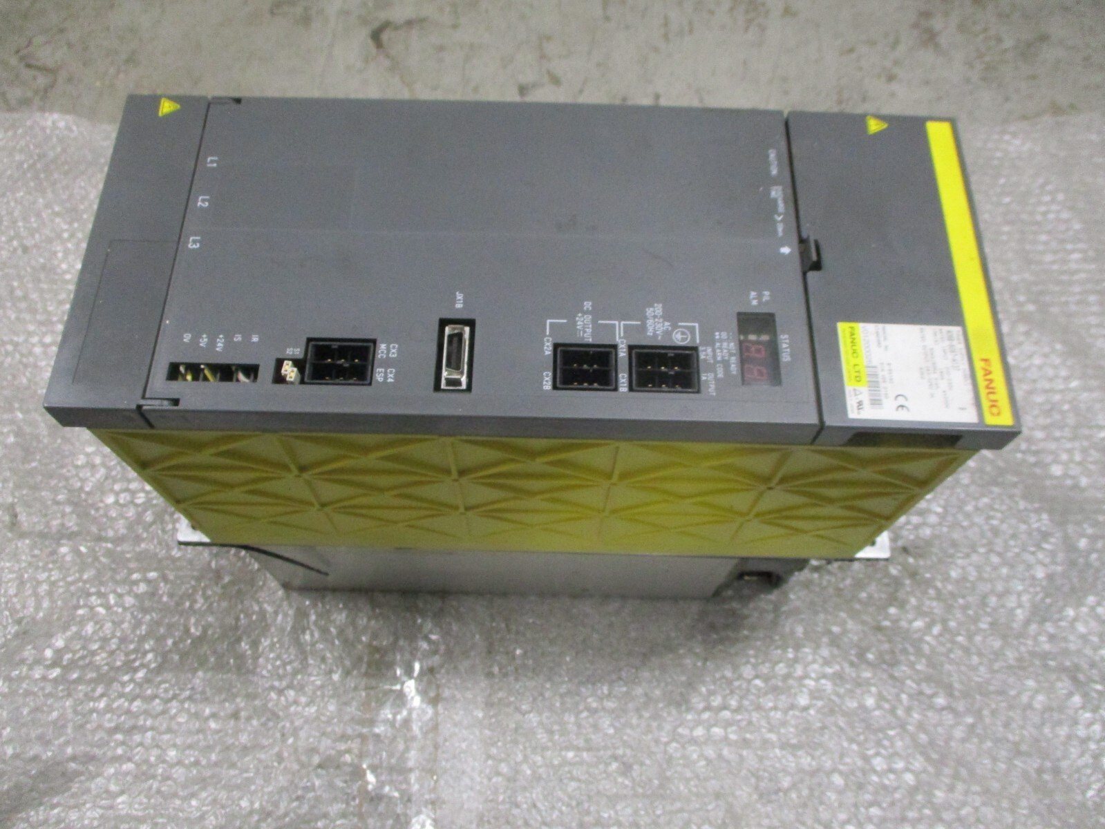 Fanuc-A06B-6087-H137-Power-Supply-Module-43kW-200VAC-283-325VDC-Ser-B-Tested-166019480098 Fanuc A06B-6087-H137 Power Supply Module 43kW 200VAC 283-325VDC Ser B *Tested* - Image 1