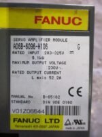 Fanuc A06B-6096-H106 Servo Amplifier Module 283-325VAC 9.1kW 52.2A Ser G *Parts* - Image 6
