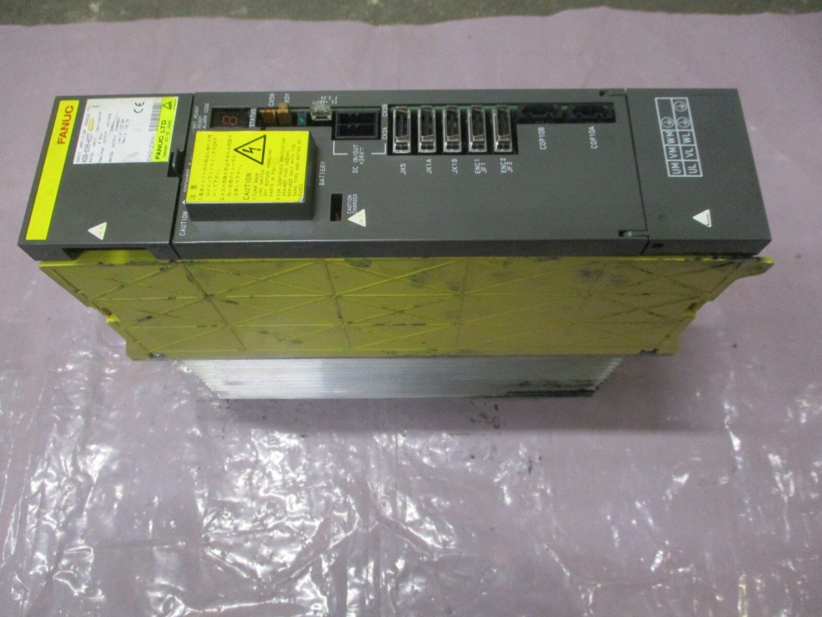 Fanuc-A06B-6096-H207-Servo-Amplifier-Unit-Ser-E-283-325VDC-187A-85kW-Tested-156140778438 Fanuc A06B-6096-H207 Servo Amplifier Unit Ser E 283-325VDC 18.7A 8.5kW *Tested* - Image 1