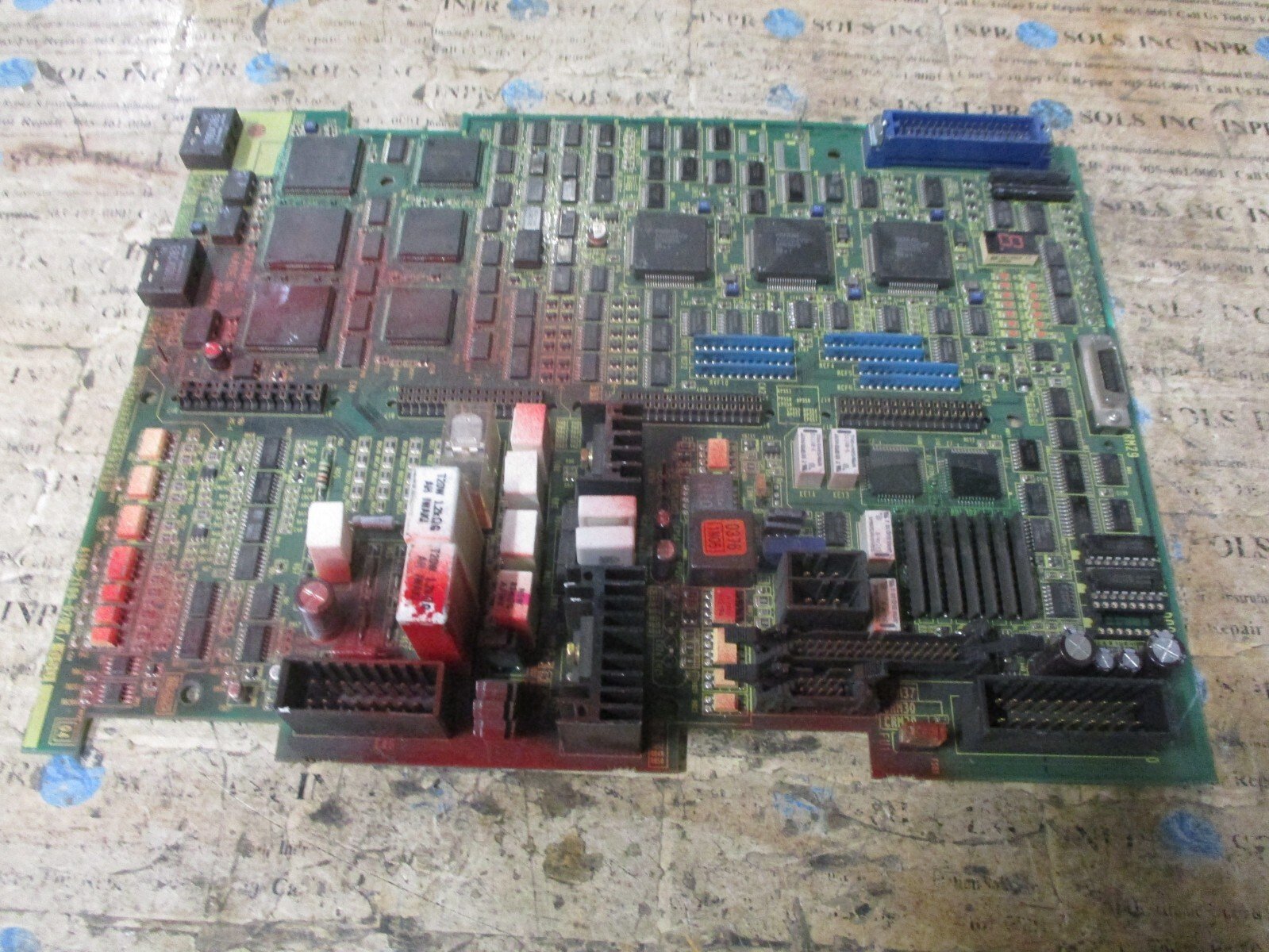 Fanuc-A16B-2100-020005D-Top-Control-Board-Fanuc-A320-2100-T20604-Tested-167532692478 Fanuc A16B-2100-0200/05D Top Control Board Fanuc A320-2100-T206/04 *Tested* - Image 1