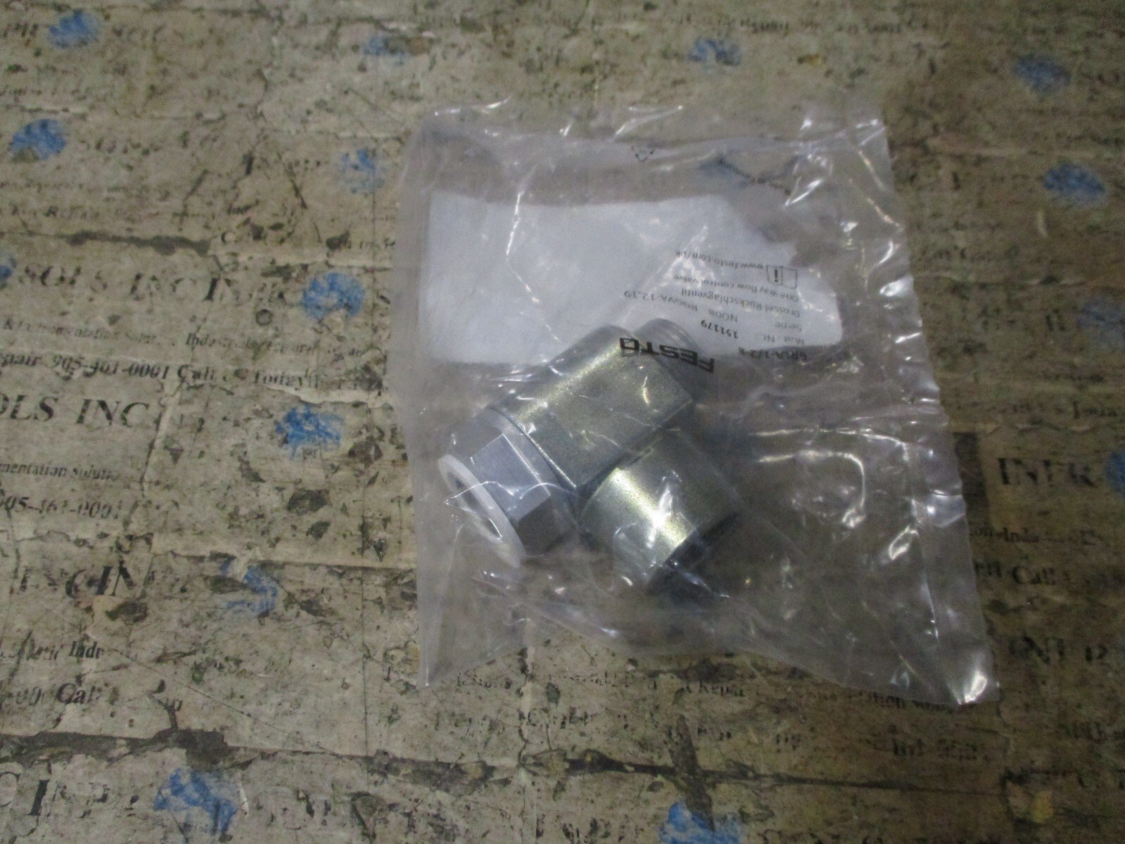 Festo-GRLA-12-B-One-Way-Flow-Control-Valve-mat-Nr-151179-Festo-GRLA-12-NEW-166575104978 Festo GRLA-1/2-B One-Way Flow Control Valve mat. Nr. 151179 Festo GRLA-1/2 *NEW* - Image 1