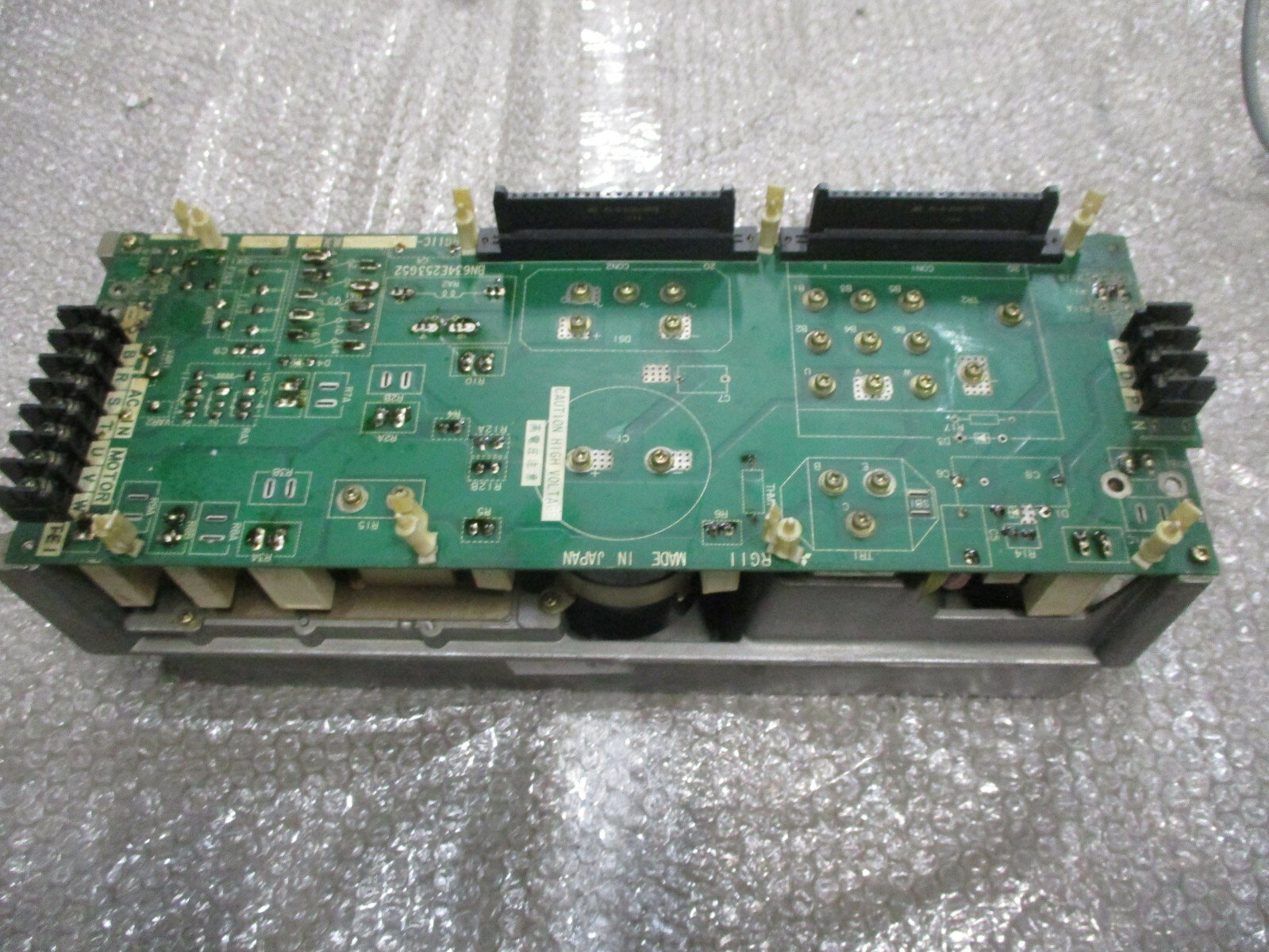 Fuji-Mitsubishi-BN634E253G52-AC-Servo-Drive-Bottom-Power-Board-RGIIC-Tested-153694757058 Fuji Mitsubishi BN634E253G52 AC Servo Drive Bottom Power Board RGIIC *Tested* - Image 1
