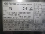 GE Fanuc A06B-0853-B100#3000 AC Spindle Motor 3.7/5.5kW 156-220VAC 230A *Tested* - Image 8