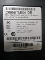 GE Fanuc IC695ETM001-DE RX3i Ethernet Module 10/100Mbits W/Switch *Tested* - Image 5