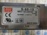 Mean Well S-60-15 DC Power Supply 100-240VAC 15VDC 4A MeanWell S-60-15 *Tested* - Image 6