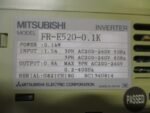 Mitsubishi FR-E520-0.1K Freqrol E500 VFD Inverter 0.1kW 3Ph 200-240VAC *Tested* - Image 4