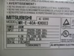 Mitsubishi MR-E-40A-KH003 AC Servo Drive 400W 2.6A 200-230VAC 2.3A *Tested* - Image 8