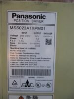 Panasonic MSS023A1XPM01 Position Driver 200W 200V 3-Phase MINAS Series *Tested* - Image 5