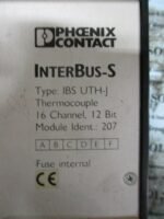 Phoenix Contact IBS UTH-J INTERBUS-S Thermocouple 16 Channel 12Bit 207 *Tested* - Image 6