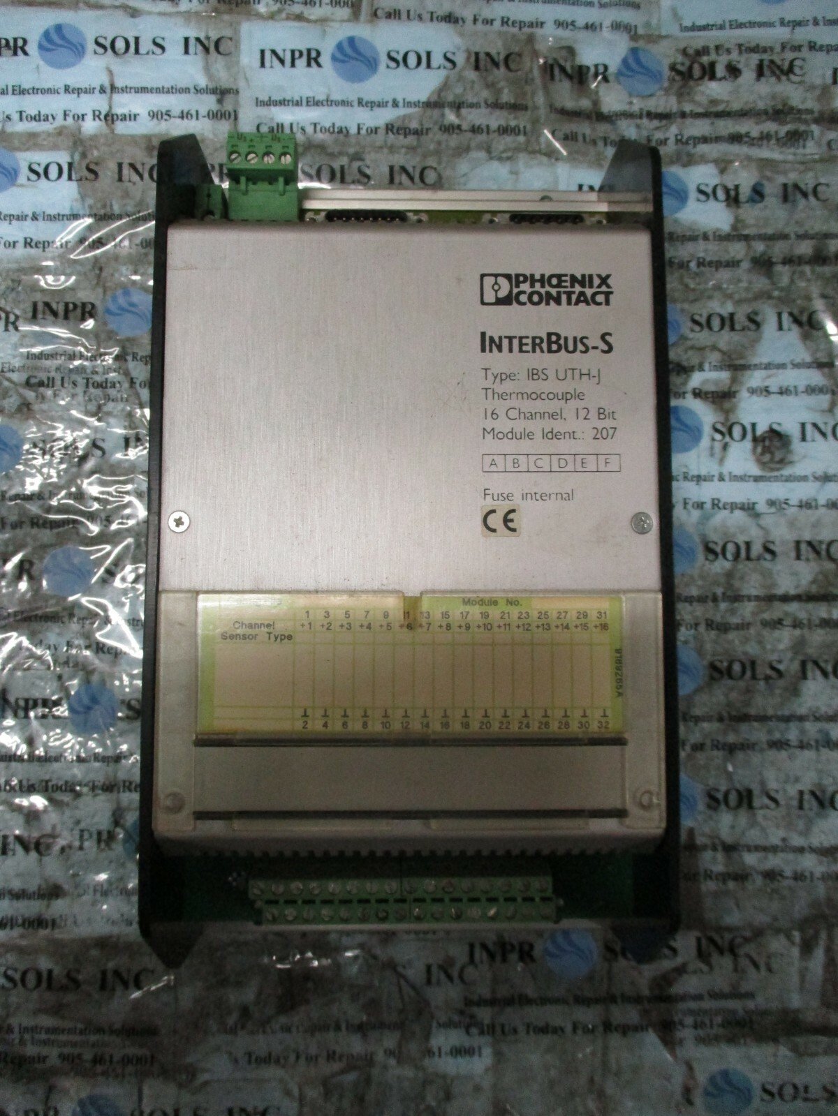 Phoenix-Contact-IBS-UTH-J-INTERBUS-S-Thermocouple-16-Channel-12Bit-207-Tested-154288300928 Phoenix Contact IBS UTH-J INTERBUS-S Thermocouple 16 Channel 12Bit 207 *Tested* - Image 1