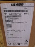 SIEMENS 6SL3225-0SE17-5UA0 Simatic S7 AC Drive 0.75kW 380-480VAC 2.1Amps *NEW* - Image 6