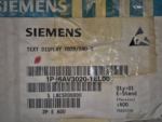 SIEMENS Screen TD20/240-8 TEXT DISPLAY 6AV3020-1EL00 Operator Panel