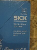 Sick WL24-2R240 Proximity Photelectric Sensor 20-250VAC/DC Type 1 *Tested* - Image 5