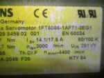 Siemens 1FT6086-1AF71-3EG1 3~brushless Servomotor 3000rpm A-2048 *Fully Tested* - Image 10