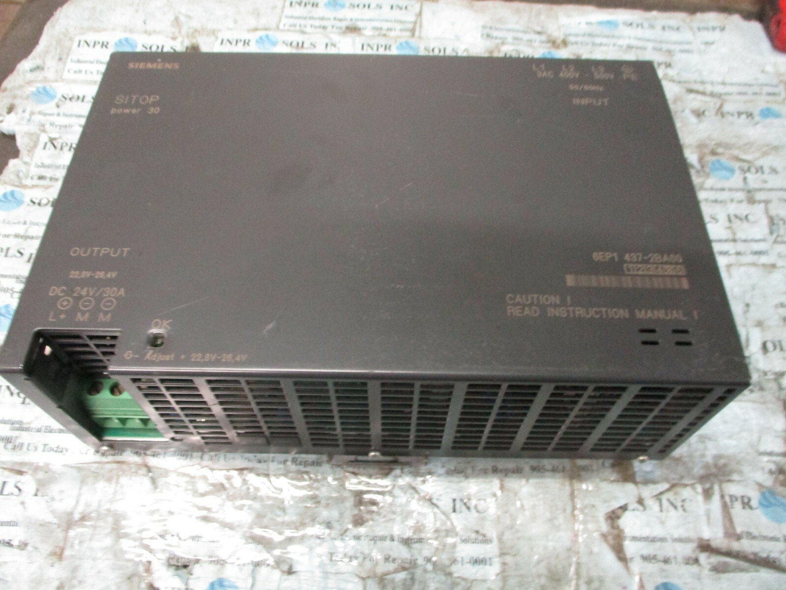Siemens-6EP1437-2BA00-SITOP-power30-DC-Power-Supply-400-500VAC-24VDC-30ATested-154226050238 Siemens 6EP1437-2BA00 SITOP power30 DC Power Supply 400-500VAC 24VDC 30A*Tested* - Image 1