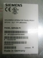 Siemens 6FC5203-0AF02-0AA0 Sinumerik Operator Panelfront 12.1"TFT Ver K *Tested* - Image 9
