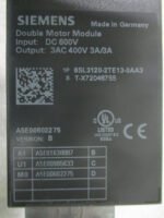 Siemens 6SL3120-2TE13-0AA3 Sinamics Double Motor Module DC 600V Ver B *Tested* - Image 8