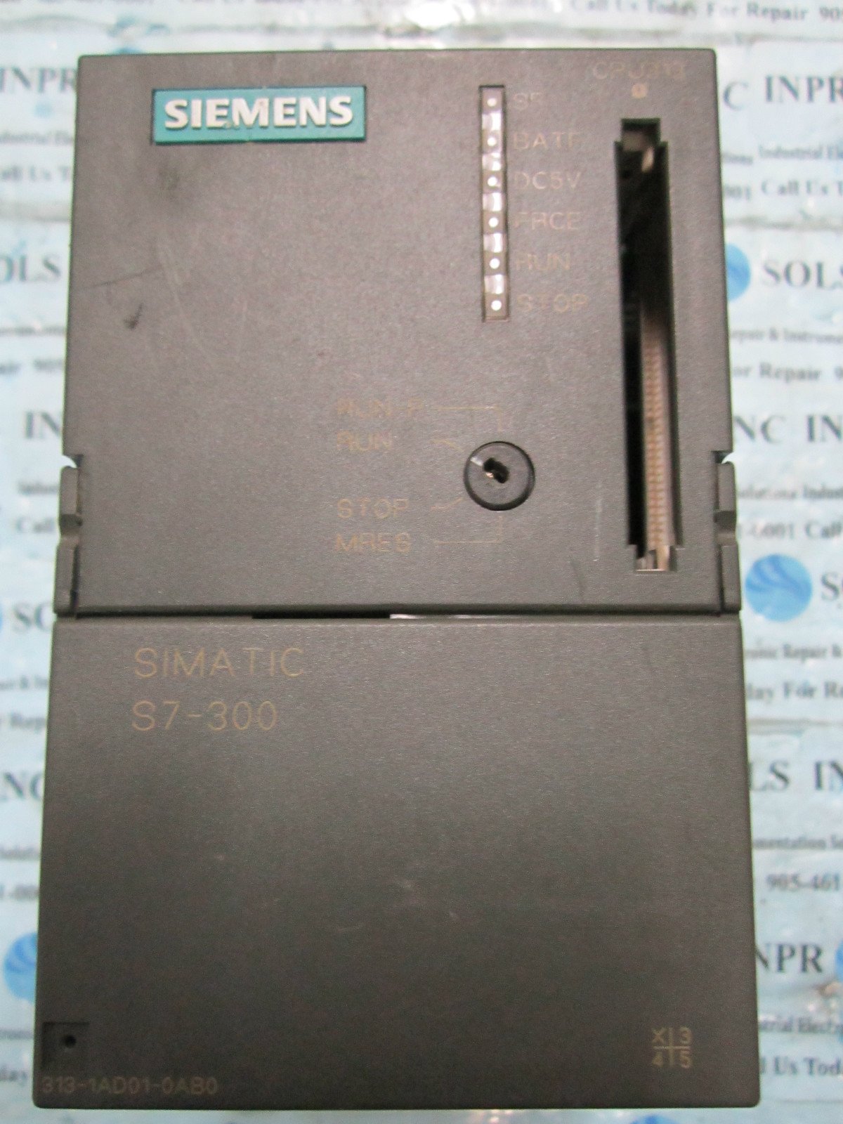 Siemens-CPU313-Simatic-S7-300-6ES7-313-1AD01-0AB0-Processor-ModuleFully-Tested-161033911498 Siemens CPU313 Simatic S7-300 6ES7 313-1AD01-0AB0 Processor Module*Fully Tested* - Image 1
