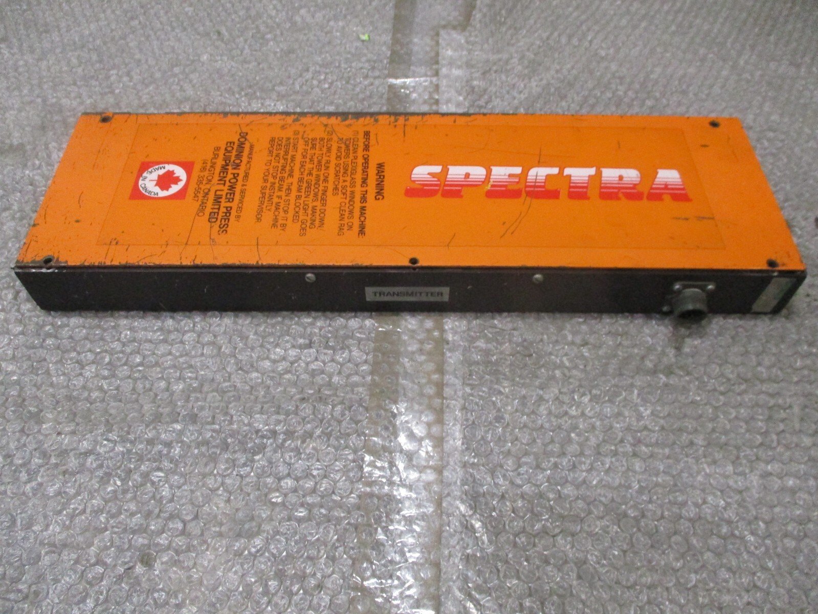 Spectra-Safety-Light-Curtain-Transmitter-Module-SPECTRA-TRANSMITTER-Tested-155622052068 Spectra Safety Light Curtain Transmitter Module SPECTRA TRANSMITTER *Tested* - Image 1