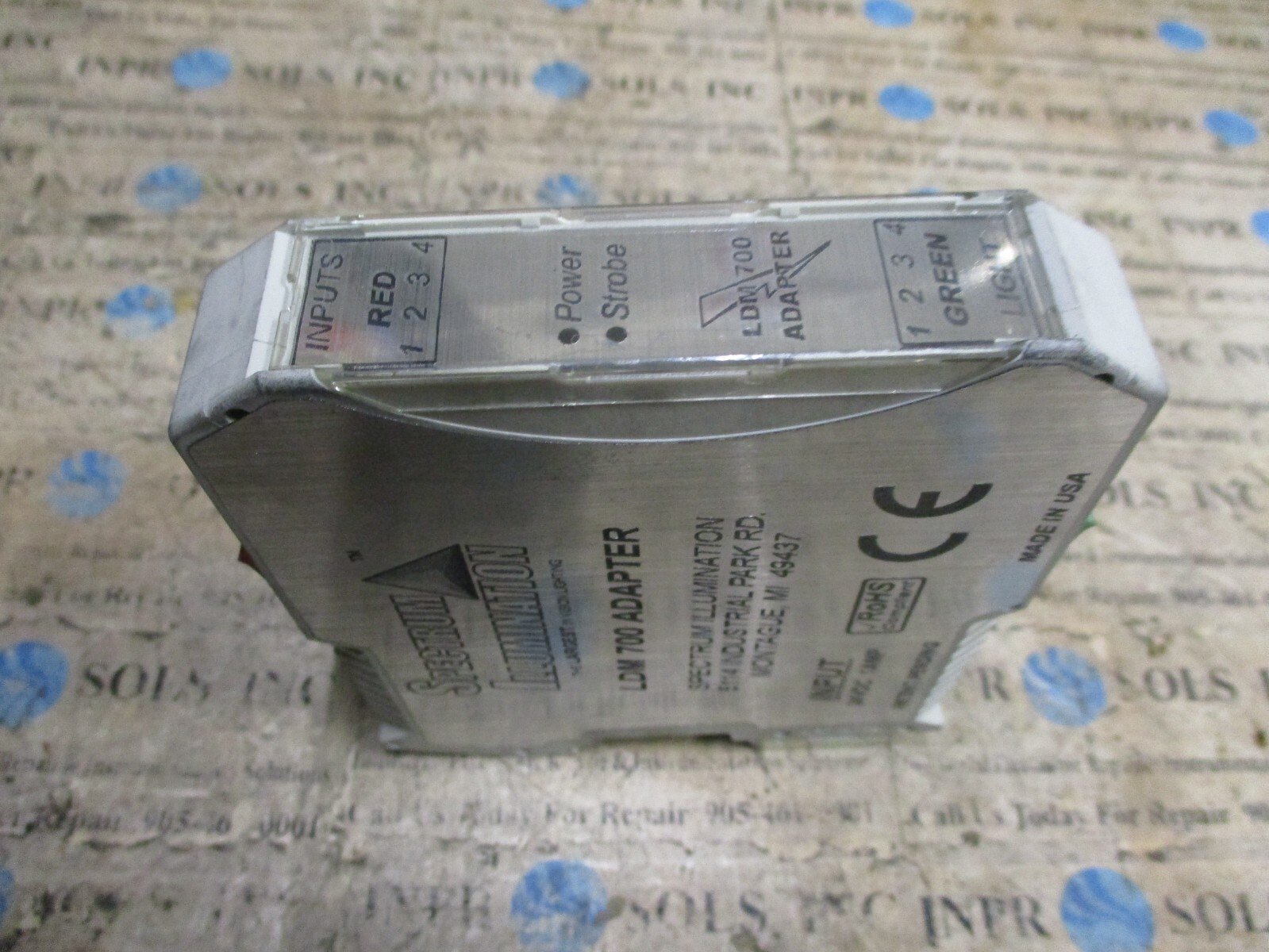Spectrum-Illumination-LDM-700-ADAPTER-24VDC-1A-REV-H-LDM700ADAPTER-Tested-155478043678 Spectrum Illumination LDM 700 ADAPTER 24VDC 1A REV H LDM700ADAPTER *Tested* - Image 1