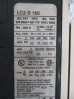 Telemecanique Square D LC2D150 LC2D150 Contactor 160A 125HP 230-1000VAC *Tested* - Image 7