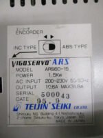 Vigoservo ARS60-15 ARS60 VigoServo Control 1.5kW 200-230VAC 10.6A *Fully Tested* - Image 5