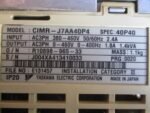 Yaskawa CIMR-J7AA40P4 VS mini J7 AC Drive 380-460VAC 1.8A 1.4kVA 0.4kW *Tested* - Image 6