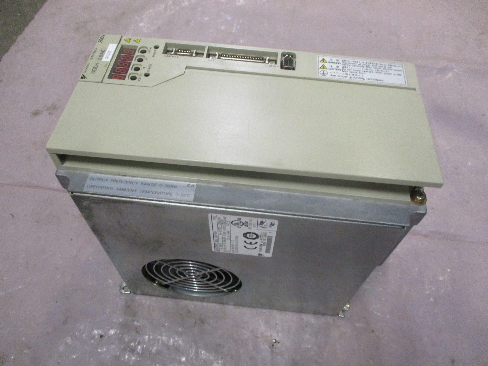 Yaskawa-SGDH-50AE-Servopack-AC-Servo-Drive-200VAC-496kW-328A-SGDH-50AETested-156985012588 Yaskawa SGDH-50AE Servopack AC Servo Drive 200VAC 4.96kW 32.8A SGDH-50AE*Tested* - Image 1