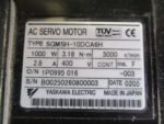 Yaskawa SGMSH-10DCA6H AC Servo Motor 400VAC 2.8A 1kW 3000rpm 3.18N.m *Tested* - Image 7