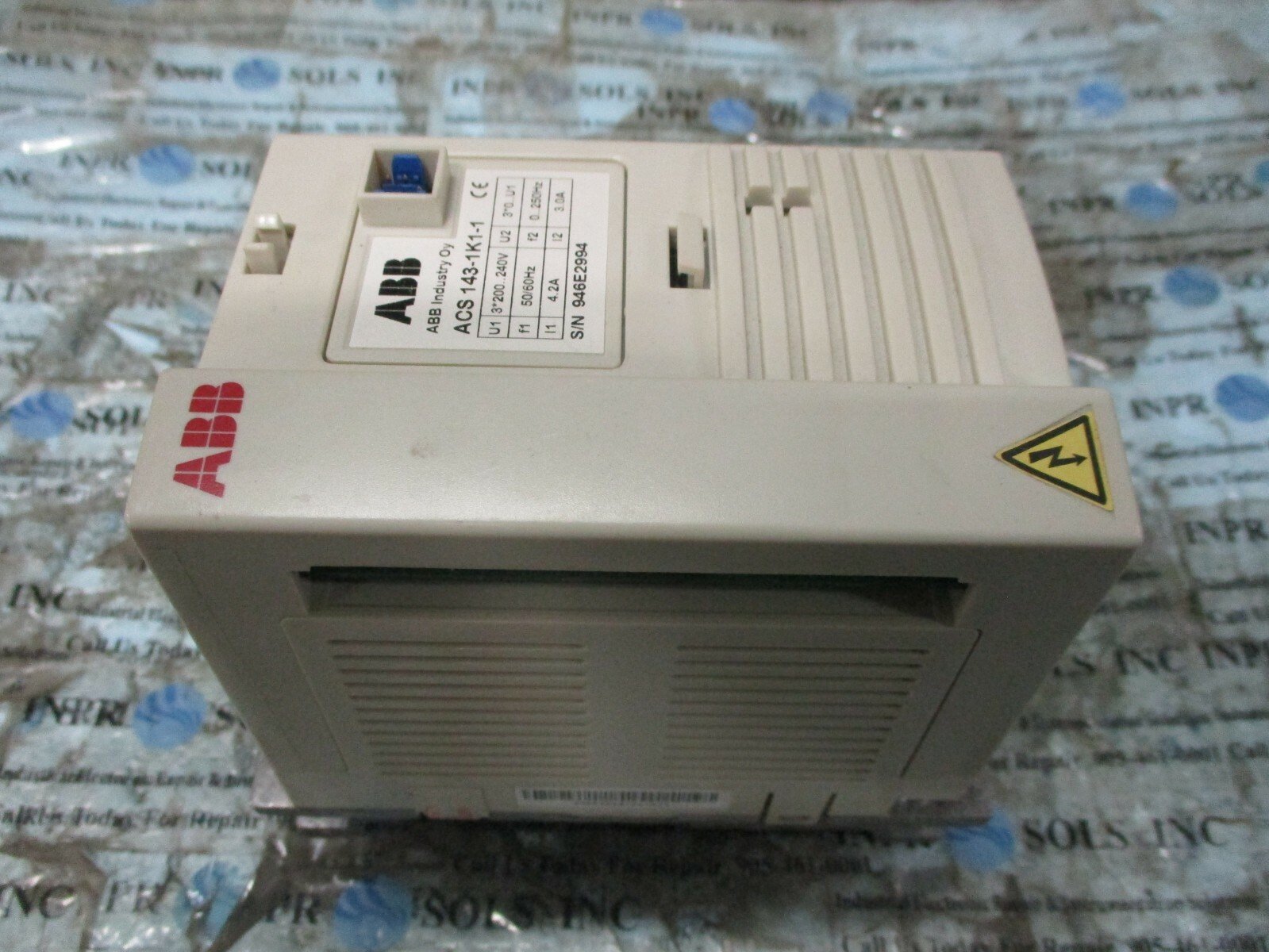 ABB-ACS143-1K1-1-AC-Drive-200-240VAC-42A-3A-ABB-ACS-143-1K1-1-Drive-TESTED-164800460289 ABB ACS143-1K1-1 AC Drive 200-240VAC 4.2A 3A ABB ACS 143-1K1-1 Drive *TESTED* - Image 1