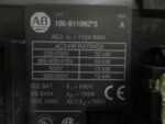 Allen Bradley 100-B110NZ*3 Contactor 220-69VAC 30-75kW 160A Ser A *Tested* - Image 8