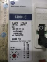 Allen Bradley 140M-I8P-C30(A) Molded Case Circuit Protector 30A 600VAC *Tested* - Image 7