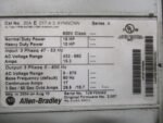 Allen Bradley 20AE017A3AYNNCNN PowerFlex 40 AC Drive 600VAC 15/10HP SerA*Tested* - Image 6