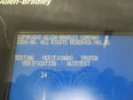 Allen Bradley 2711 Panleview 1000 Display Missing back cover V1.05  *Tested* - Image 3