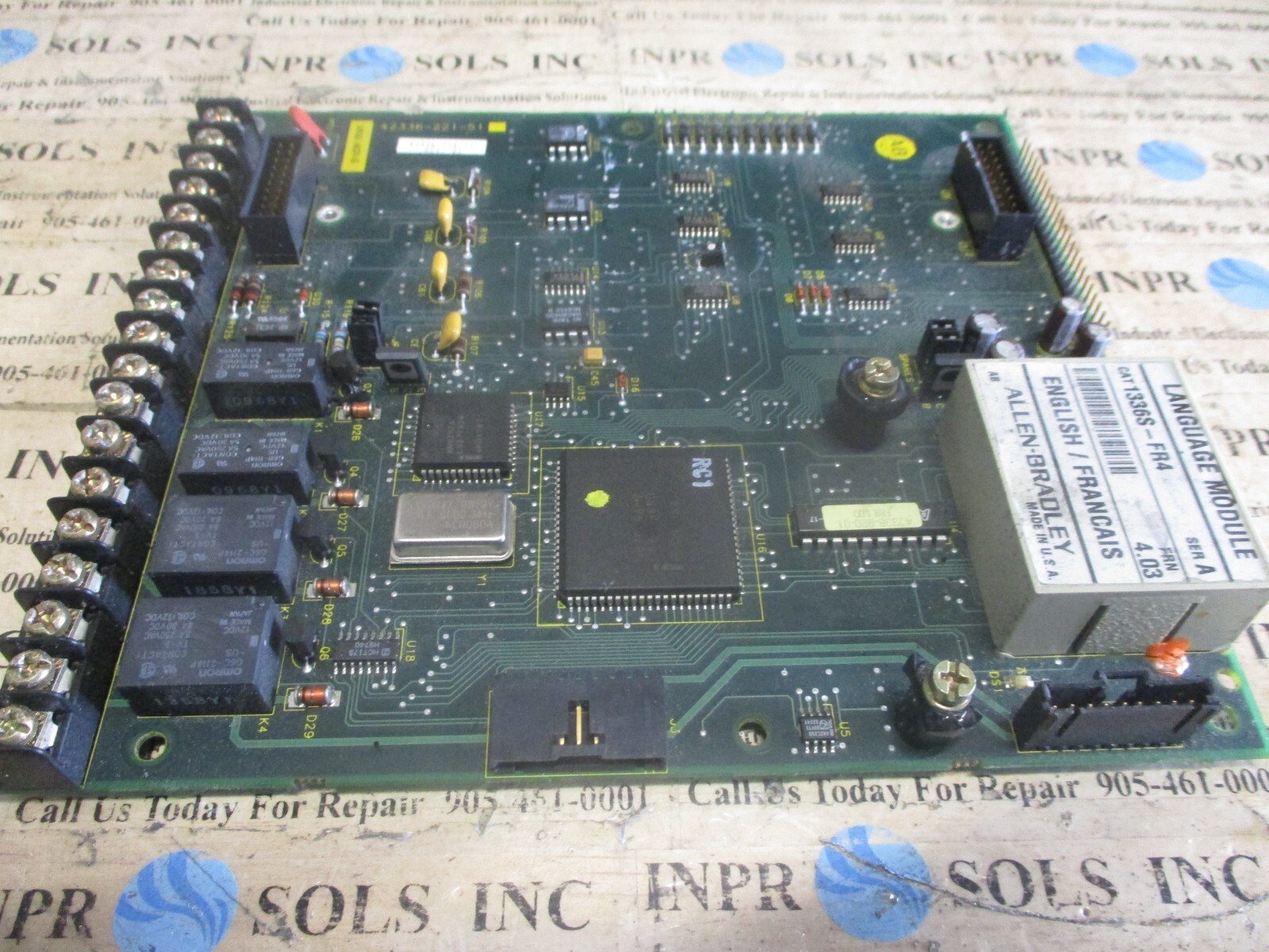 Allen-Bradley-42336-224-51-REV-0-1336-Control-Board-42336-220-06-REV-A-Tested-165598948269 Allen Bradley 42336-224-51 REV 0 1336 Control Board 42336-220-06 REV A *Tested* - Image 1