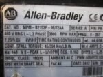 Allen Bradley MPM-B2153F-MJ72AA Kinetix AC Servo Motor 480VAC 7.2kW 9HP *Tested* - Image 11