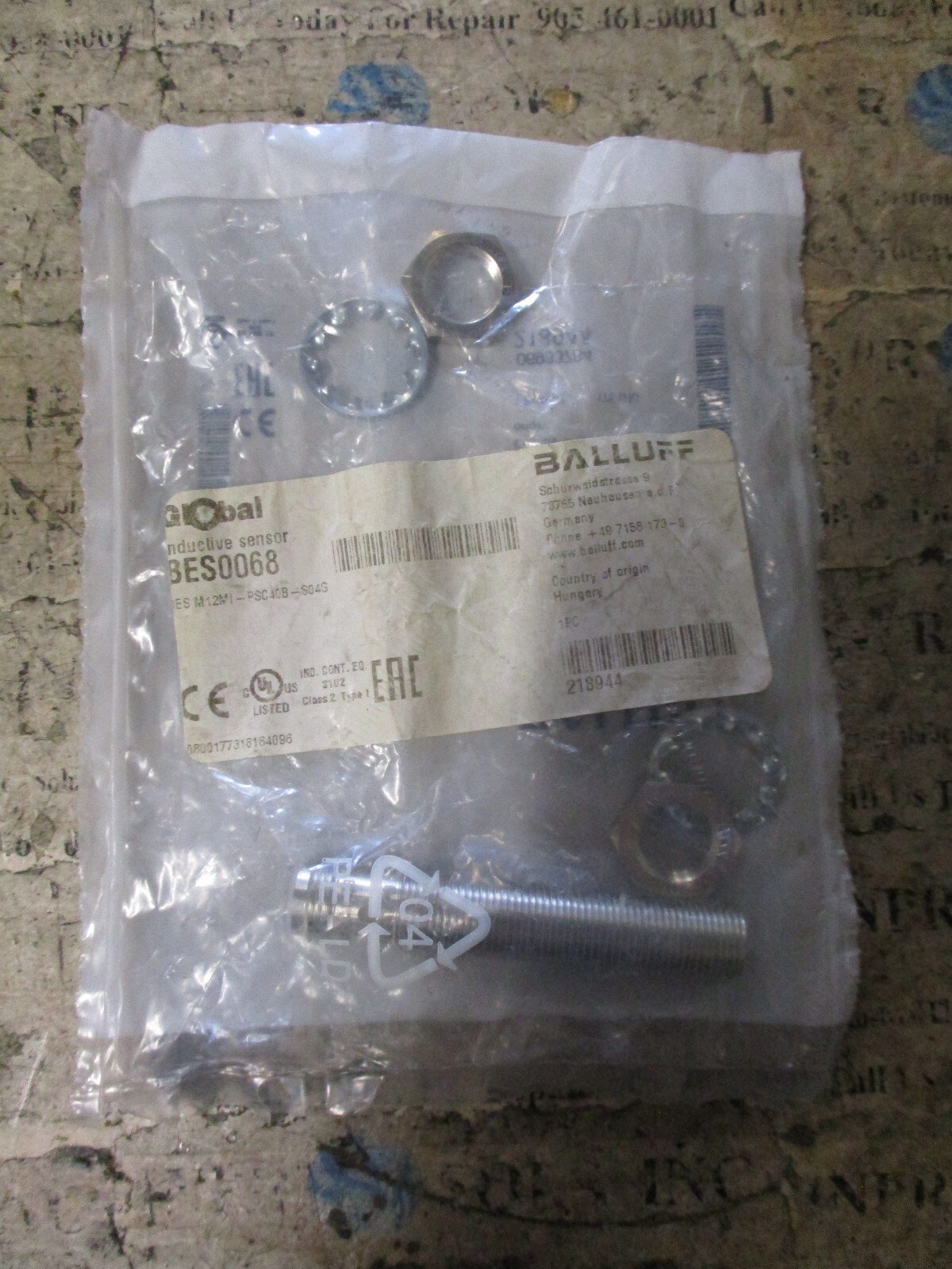 BALLUFF-BES0068-Inductive-Sensor-BES-M12MI-PSC40B-S04G-10-30VDC-200mA-4mm-NEW-166212690499 BALLUFF BES0068 Inductive Sensor BES M12MI-PSC40B-S04G 10-30VDC 200mA 4mm *NEW* - Image 1