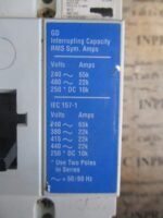 Cutler-Hammer GD 22k Circuit Breaker 15A 240/480VAC 65k/22k 250VDC 10k *Tested* - Image 8