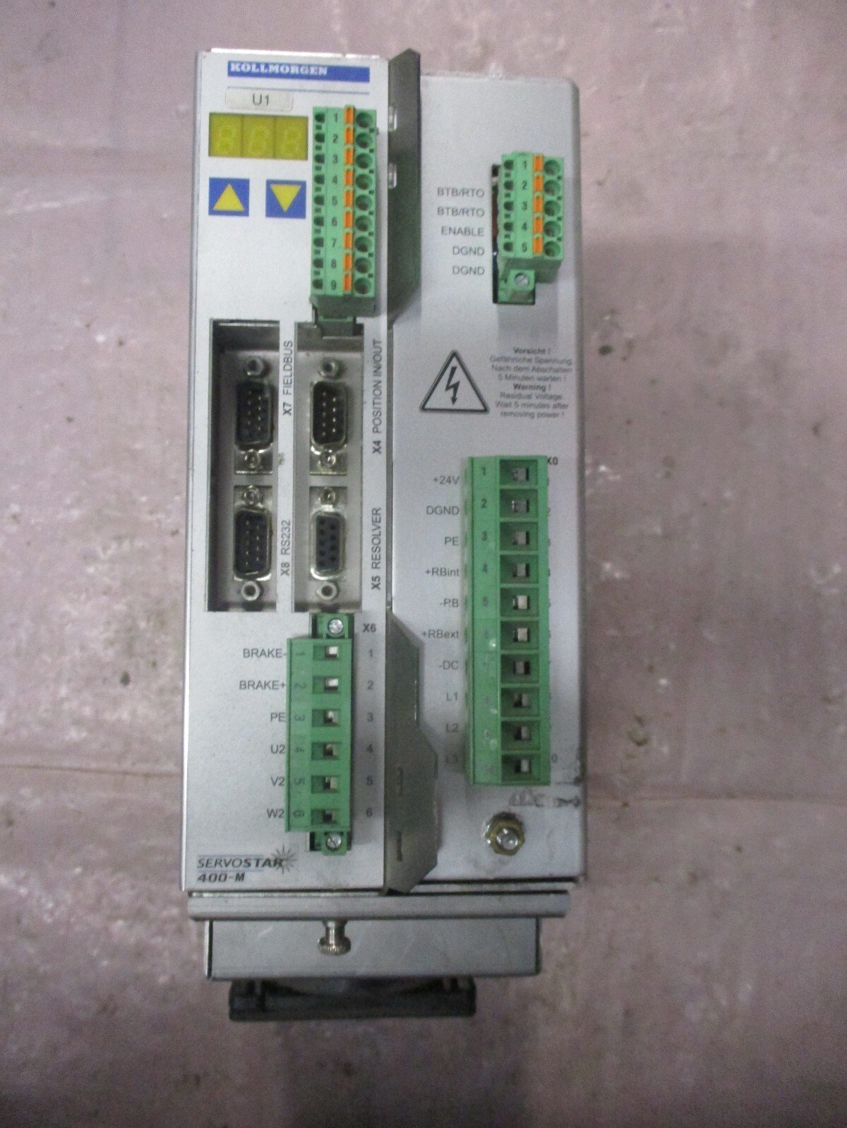 DANAHER-Kollmorgen-446M-C-FER-SERVOSTAR-400-M-Supply-12kVA-3x230400VAC-Tested-156815591569 DANAHER Kollmorgen 446M-C FER-SERVOSTAR 400-M Supply 12kVA 3x230/400VAC *Tested* - Image 1