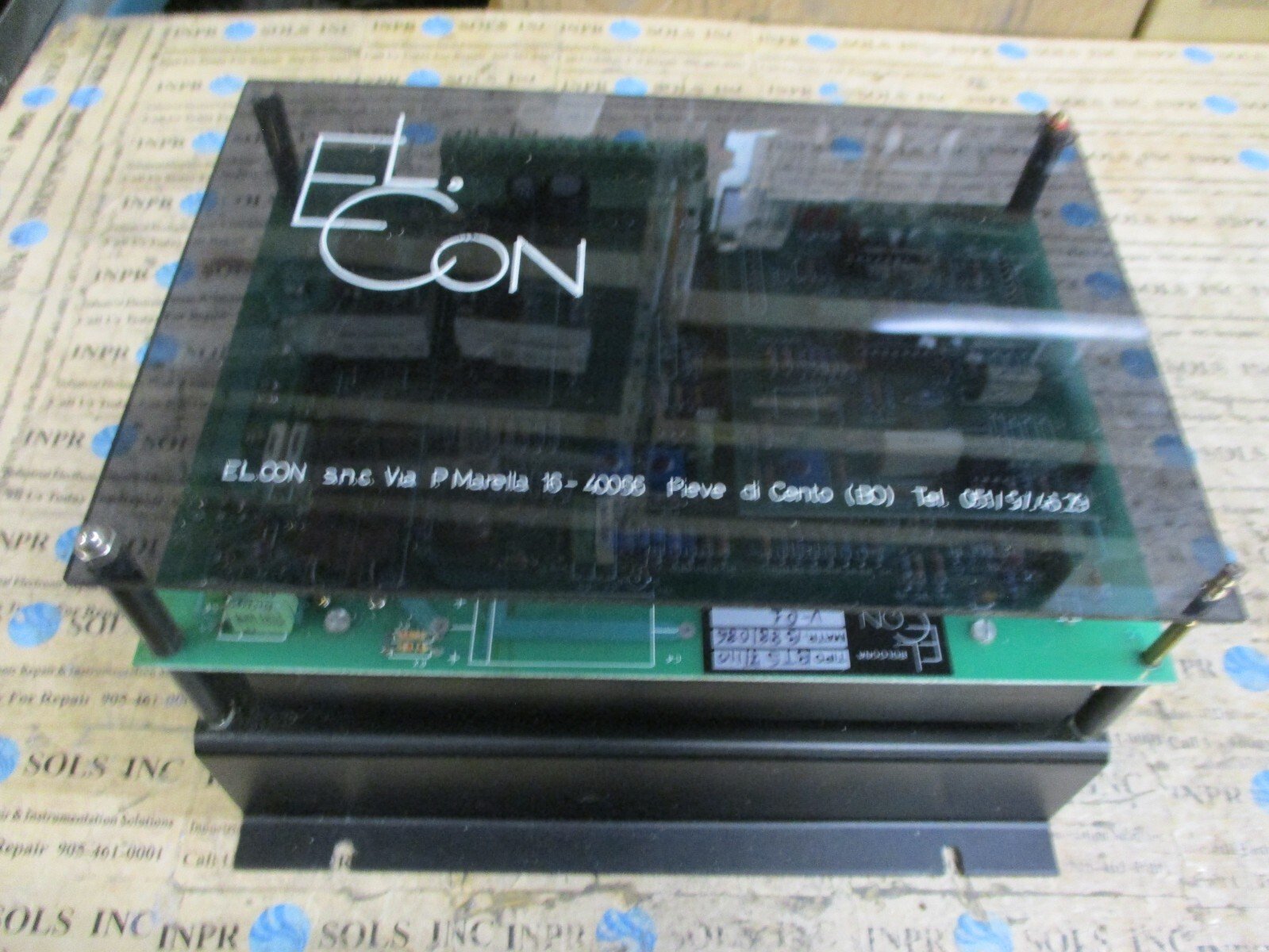 ELCON-BOLOGNA-TIPO-BTS7110-Controller-MATR-B881086-Controller-V-01-Tested-155491797279 ELCON BOLOGNA TIPO BTS7/110 Controller MATR. B881086 Controller V-01 *Tested* - Image 1