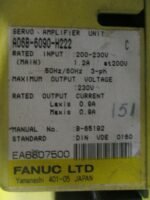 FANUC A06B-6090-H222 Servo Amplifier Unit 200-230VAC Series C 1.2A/0.9A *TESTED* - Image 7