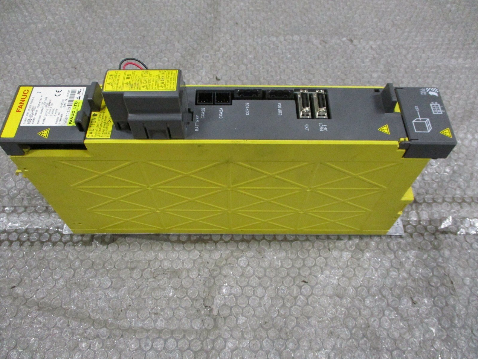 FANUC-A06B-6124-H102-AC-Servo-Amplifier-Module-11kW-565-679VDC-Ser-B-3ATested-164515507309 FANUC A06B-6124-H102 AC Servo Amplifier Module 1.1kW 565-679VDC Ser B 3A*Tested* - Image 1