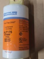 FERRAZ SHAWMUT AJT175 175 AMP 600VAC SMART-SPOT AMP-TRAP FUSE - Image 5