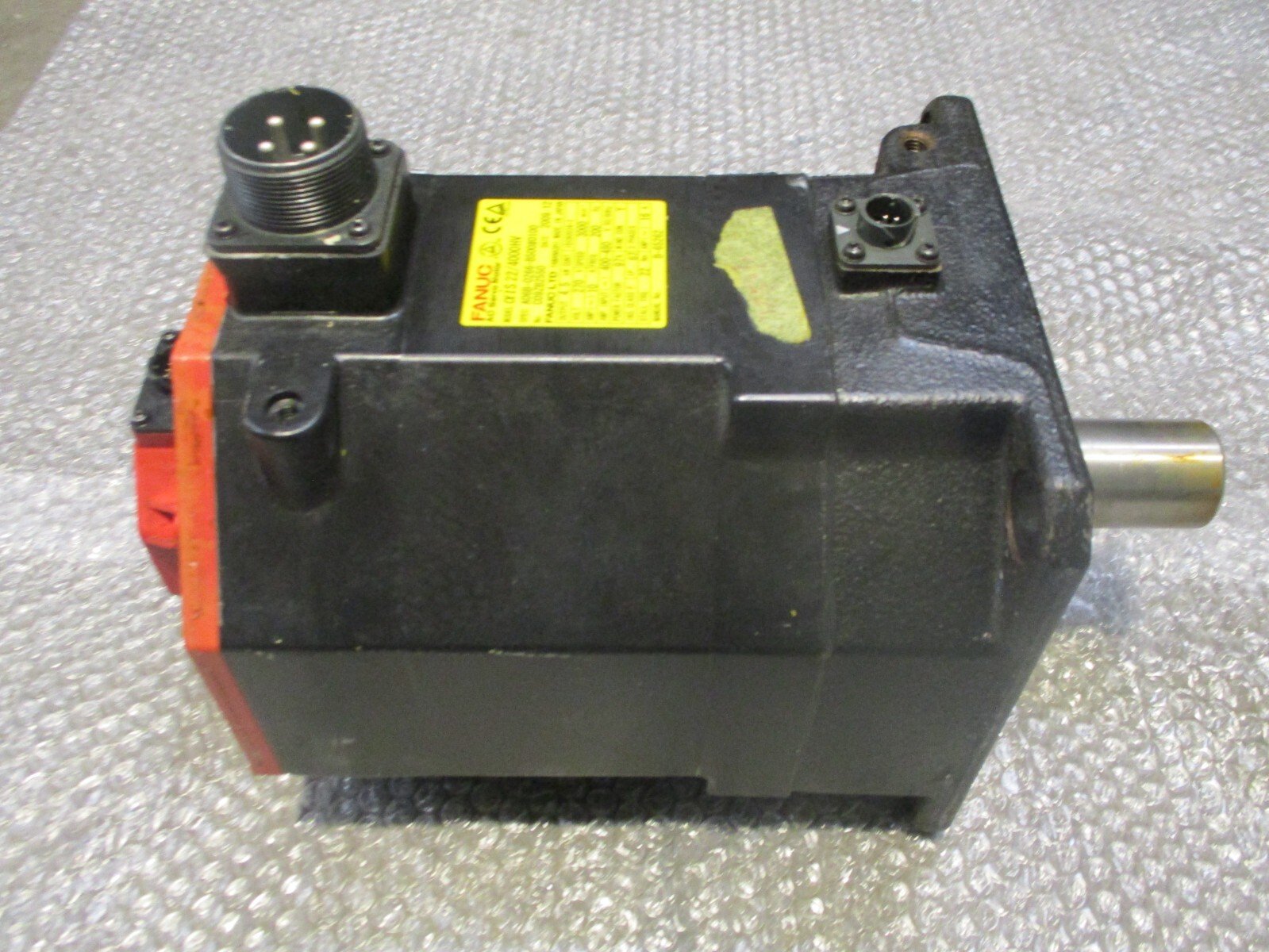 Fanuc-A06B-0266-B5000100-AC-Servo-Motor-ais224000HV-45kW-3krpm-400V-Tested-165889985819 Fanuc A06B-0266-B500#0100 AC Servo Motor ais2.2/4000HV 4.5kW 3krpm 400V *Tested* - Image 1
