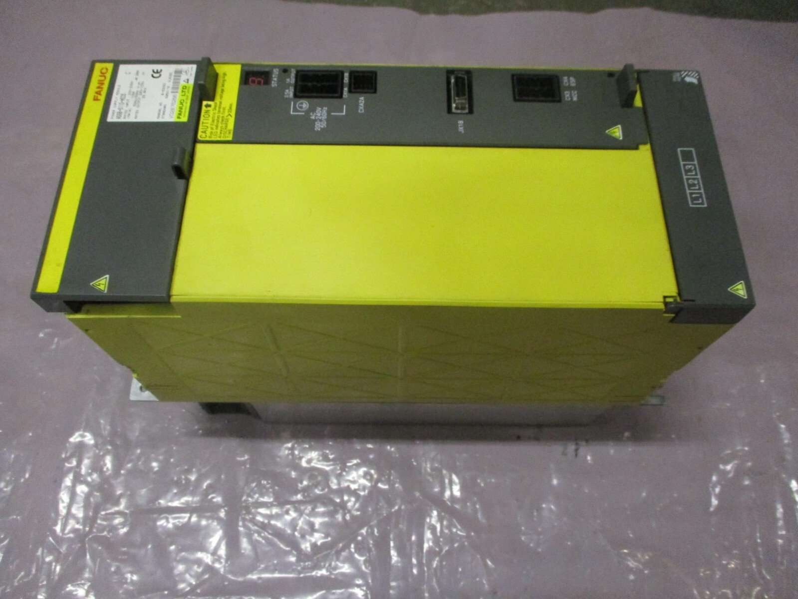 Fanuc-A06B-6110-H026-Power-Supply-Module-Ser-C-200-230VAC-106A-298kW-Tested-166672020259 Fanuc A06B-6110-H026 Power Supply Module Ser C 200-230VAC 106A 29.8kW *Tested* - Image 1