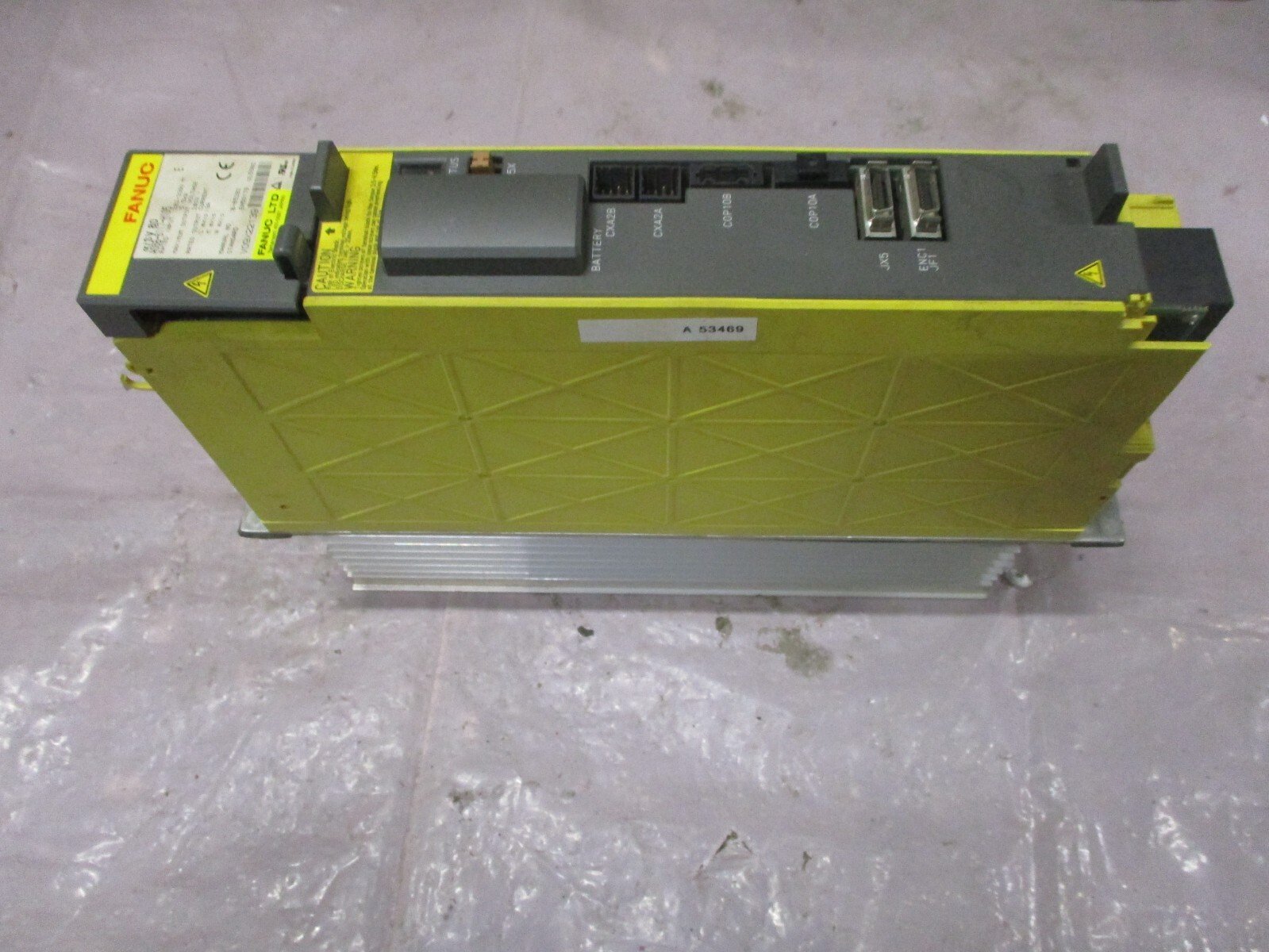 Fanuc-A06B-6117-H105-aiSV-80-Servo-Amplifier-Unit-283-339VDC-55kW-19A-ETested-167313430839 Fanuc A06B-6117-H105 aiSV 80 Servo Amplifier Unit 283-339VDC 5.5kW 19A E*Tested* - Image 1